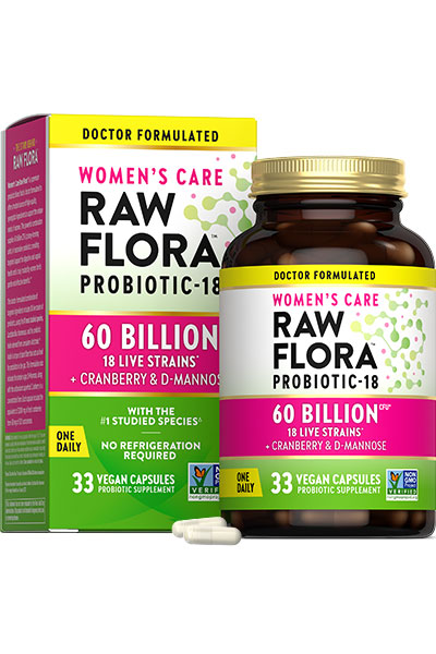 Raw Flora™ Women's Care Probiotic Capsules